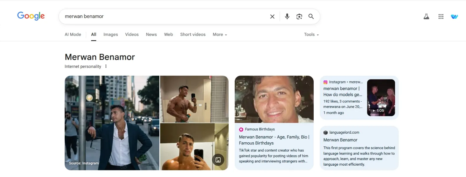 Google Knowledge Panel Example 2